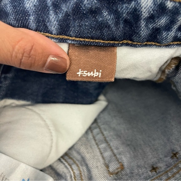 Ksubi Rollin Out Denim Cut Off Shorts In Jinx Women's Size 26 - Picture 5 of 8